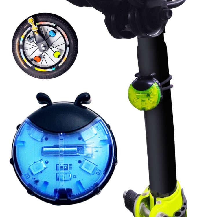Ladybug Wheel Light Children Balance Bike Bicycle Hub Light — Smart Blue