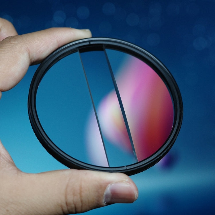 Photography Foreground Blur Filter Double Half Moon SLR Accessories