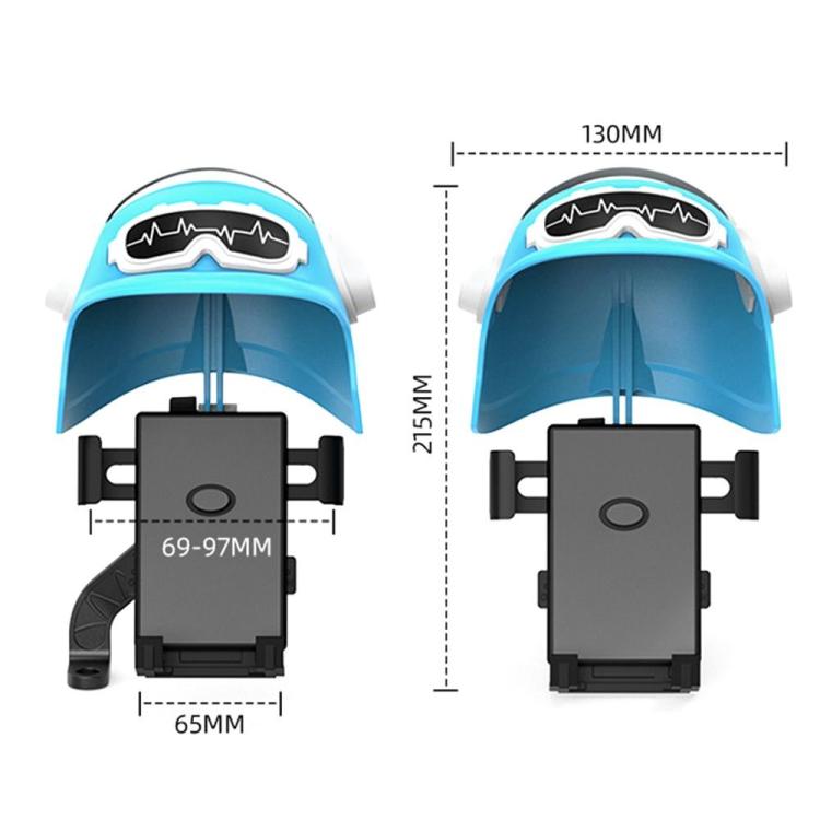 Small Helmet Sunscreen Phone Stand Bracket Motorcycle Mobile Phone Holder, Spec: