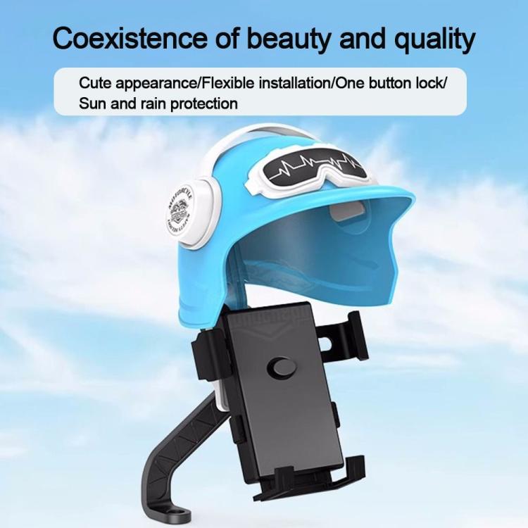 Small Helmet Sunscreen Phone Stand Bracket Motorcycle Mobile Phone Holder, Spec: