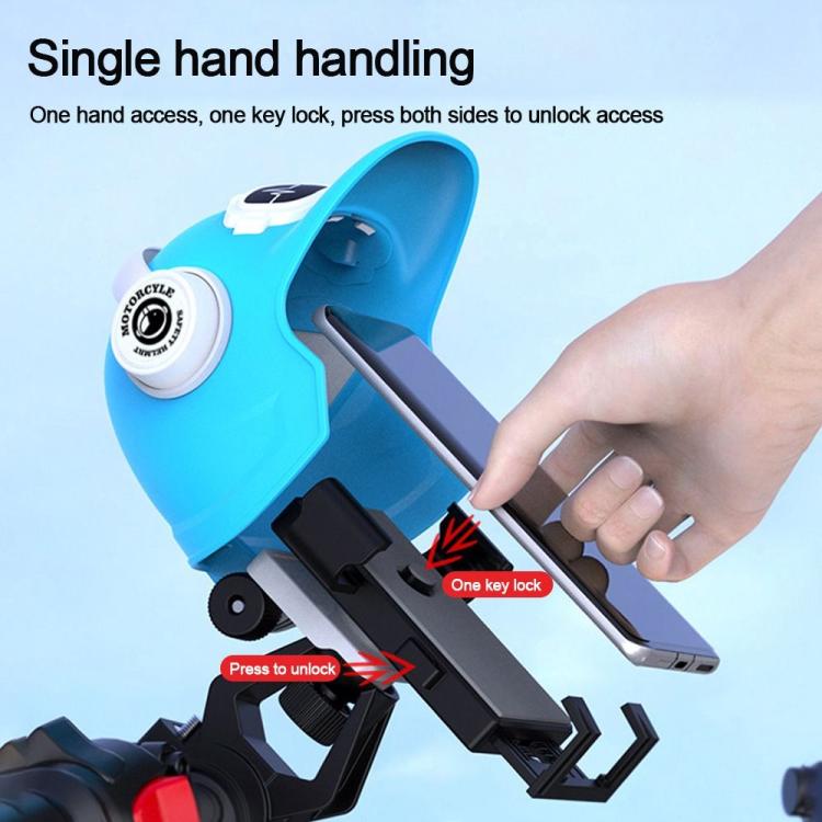Small Helmet Sunscreen Phone Stand Bracket Motorcycle Mobile Phone Holder, Spec: