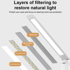 LED Intelligent Digital Display Foldable Desk Lamp, Style: — view 8