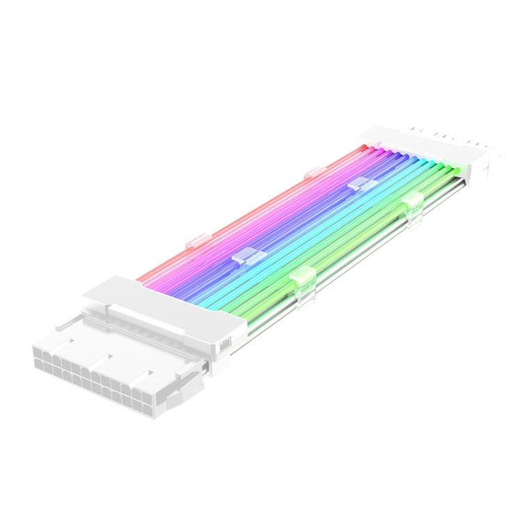 5V ARGB Neon Color Line — Double 8pin Graphics Card Power Supply Wire Black