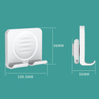 B86 Multifunctional Rotatable Punch-free Wall Mobile Phone Holder — White