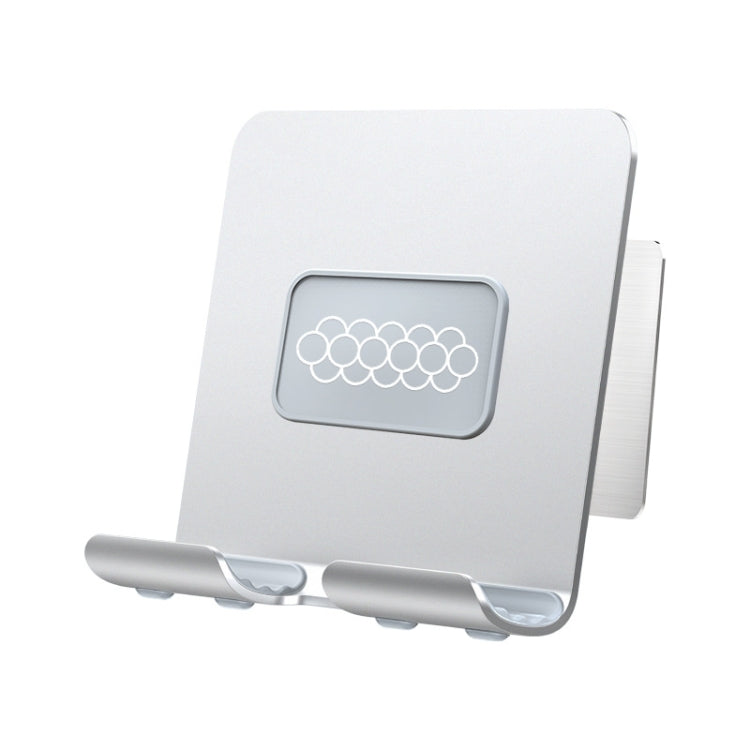 B87 Punch-free Tablet PC Aluminum Alloy Bracket Bathroom Kitchen Adhesive Wall Phone Holder