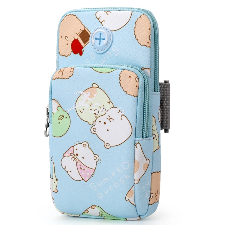 B095 Sports Mobile Phone Cartoon Arm Bag Wrist Fitness Bag