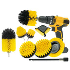 WRS-DS19 9 in 1 Electric Drill Crevice Cleaning Brushes Car Wash Tools Set