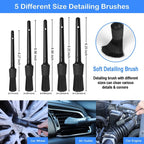 WRS-CS29 Car Wash Cleaning Brush Set Car Interior Crevice Cleaning Electric Drill Brush