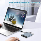 USB, USB-C / Type-C High Definition Converter 4K USB Same Screen Extender, USB 3.0 To Dual HDMI