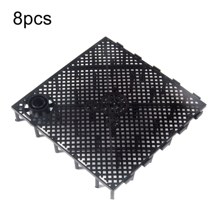 8pcs Fish Tank Bottom Filter Board Sand Mat — White Tablet