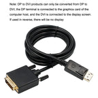 1080P DP to DVI HD Adapter Cable Gold-plated Plug — view 4