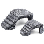 Turtle Aquascape Climbing Platform Reptile Hiding Cave Three Legged Turtle Platform