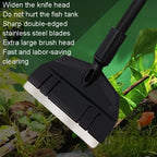 Fish Tank Algae Scraper Widen Aquarium Long Handle Scraper