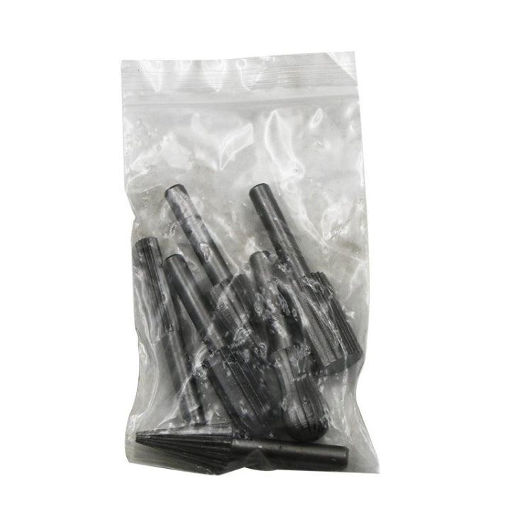 Hard High Carbon Steel Rotary Carving Knife Abrasive Processing Grinding Head Set — view 6