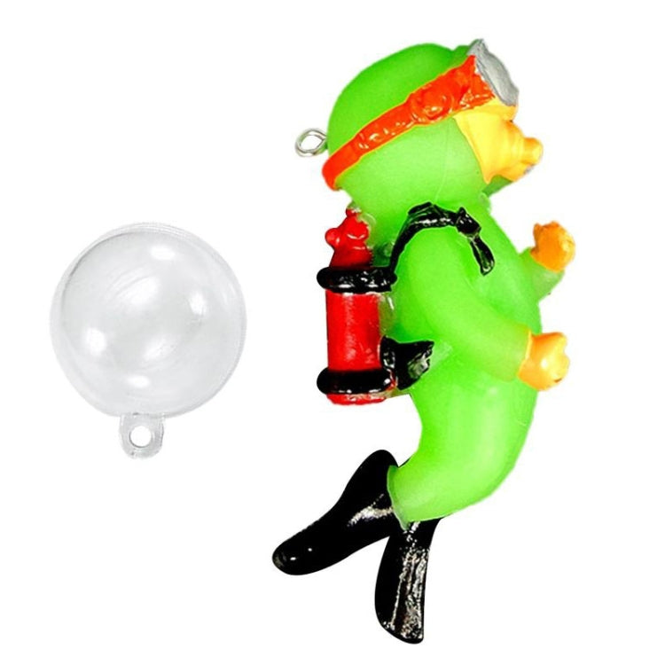 Diver Aquarium Pendant Fish Tank Aquascape Ornament Decoration — Fluorescent