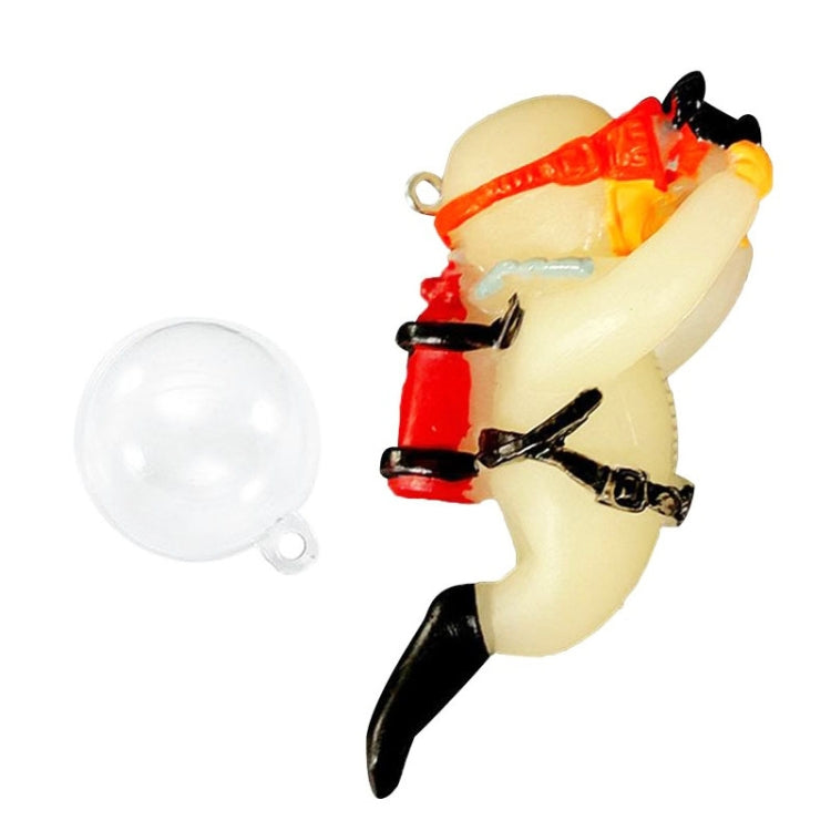 Diver Aquarium Pendant Fish Tank Aquascape Ornament Decoration