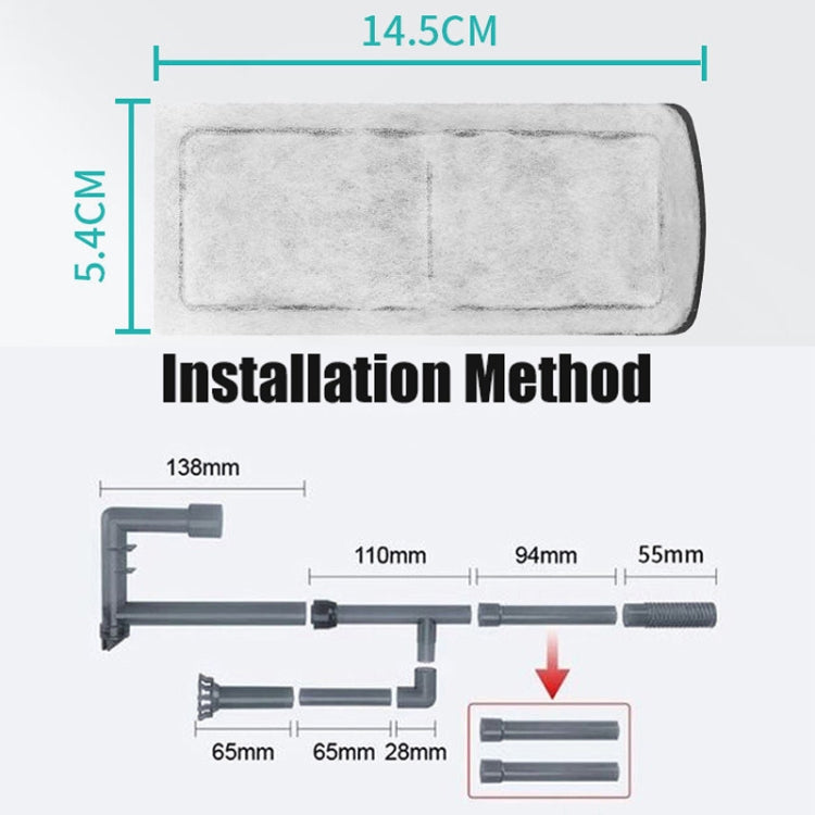 Small Aquarium External Waterfall Filter, CN Plug — view 9