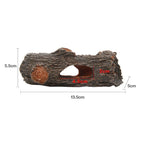 Sinking Wood Wreckage Simulation Resin Fish Tank Aquascape Decoration — 13x5cm Small
