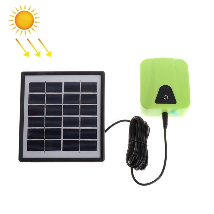 AP003 AC/DC Dual-use Aquarium Oxygen Pump Outdoor Solar Oxygen Pump for Fishing — Sky Blue