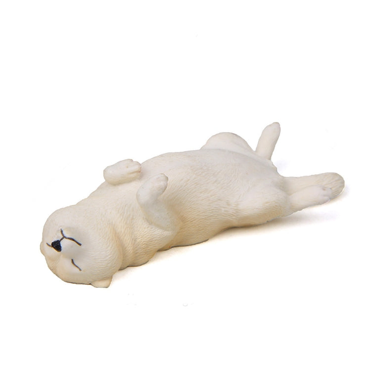 Cute Kawaii Sleeping Pet Figurine Collection Decoration Fridge Magnet — Coffee Lie Shiba  Inu