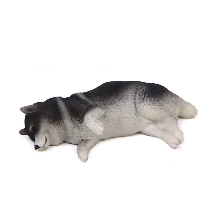 Cute Kawaii Sleeping Pet Figurine Collection Decoration Fridge Magnet — Beige  Lie Shiba  Inu