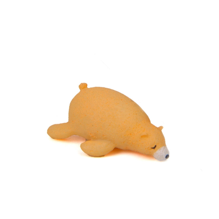 Cute Kawaii Sleeping Pet Figurine Collection Decoration Fridge Magnet — Beige Bear