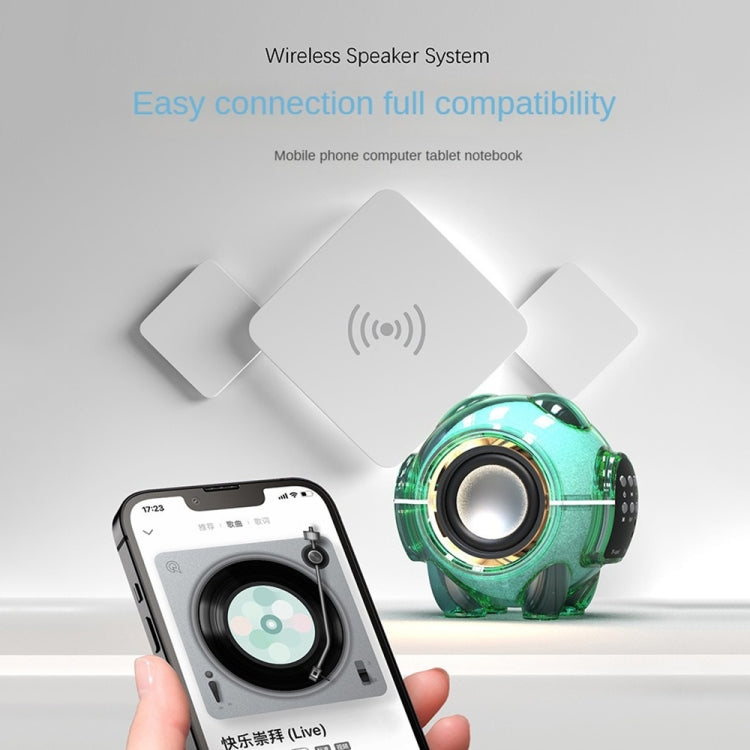M18 Mini Space Panda Shape Wireless Bluetooth Speaker Desktop Portable Cartoon Audio