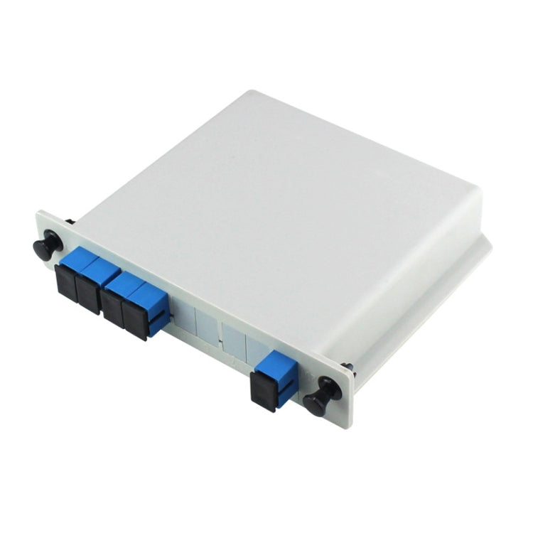 SC Port Carrier-grade Fiber Optic Splitter, 4 In 1 Plug-in PLC Optical Splitter