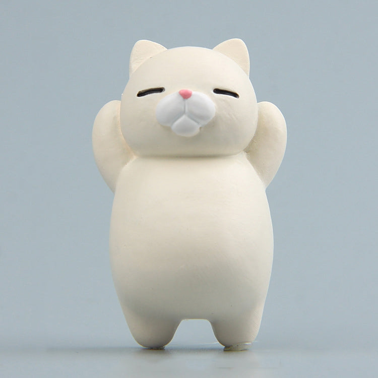 Cartoon Cat Fridge Magnet Resin Ornament Ornament — Without Magnetic Sticker