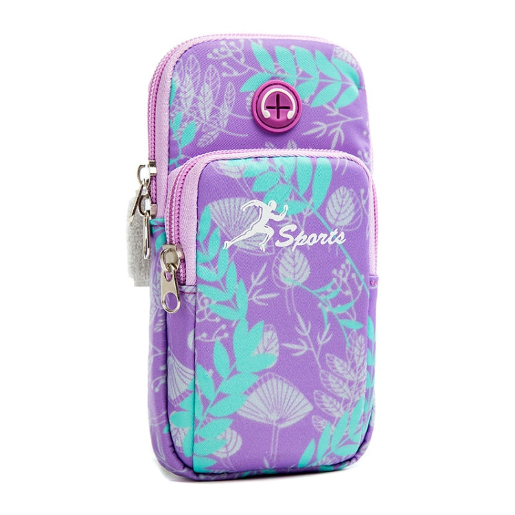 Running Mobile Phone Arm Bag Sports Fitness Wrist Bag — Rose Red