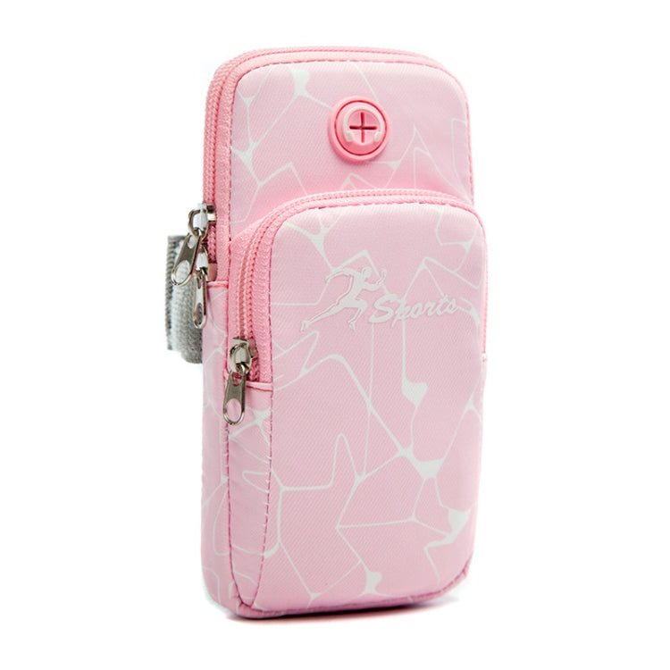 B090 Outdoor Sports Waterproof Arm Bag Climbing Fitness Running Mobile Phone Bag — Large Blue