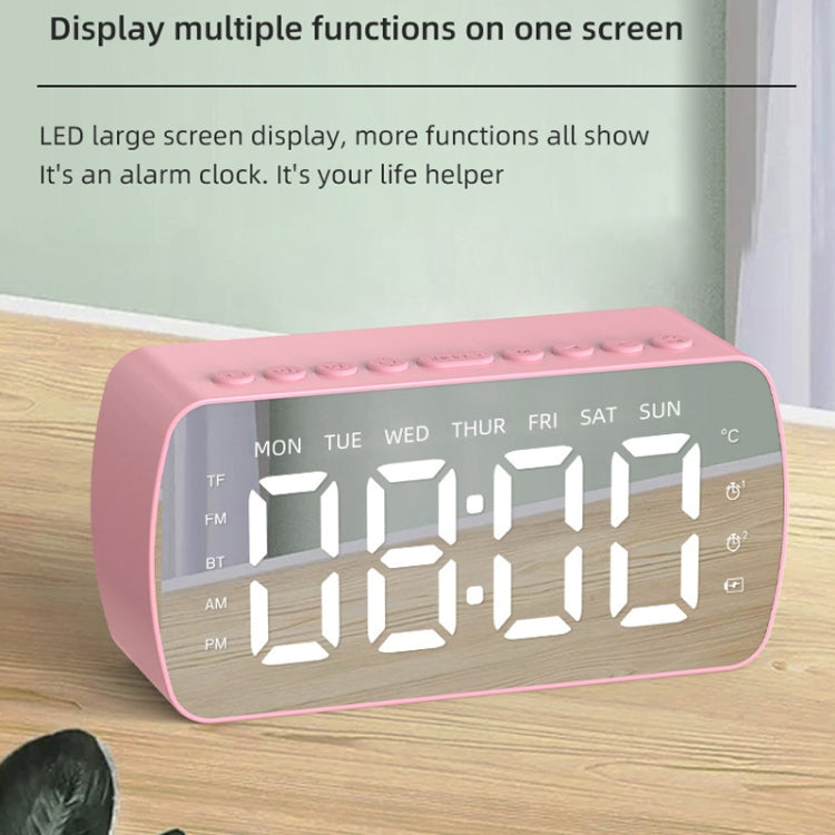 Outdoor Portable Card Bluetooth Speaker Small Clock Radio, G10 Black 1400mAh, G10 White 1400mAh, Q5 White 1400mAh, Q5 Pink 1400mAh, Q5 Red 1400mAh, Q5 Pink 2800mAh