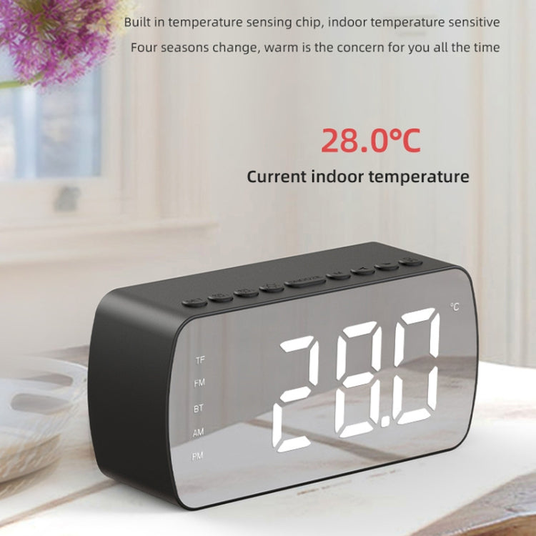 Outdoor Portable Card Bluetooth Speaker Small Clock Radio, G10 Black 1400mAh, G10 White 1400mAh, Q5 White 1400mAh, Q5 Pink 1400mAh, Q5 Red 1400mAh, Q5 Pink 2800mAh