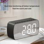 Outdoor Portable Card Bluetooth Speaker Small Clock Radio, G10 Black 1400mAh, G10 White 1400mAh, Q5 White 1400mAh, Q5 Pink 1400mAh, Q5 Red 1400mAh, Q5 Pink 2800mAh