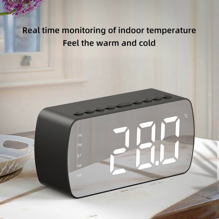 Outdoor Portable Card Bluetooth Speaker Small Clock Radio, G10 Black 1400mAh, G10 White 1400mAh, Q5 White 1400mAh, Q5 Pink 1400mAh, Q5 Red 1400mAh, Q5 Pink 2800mAh