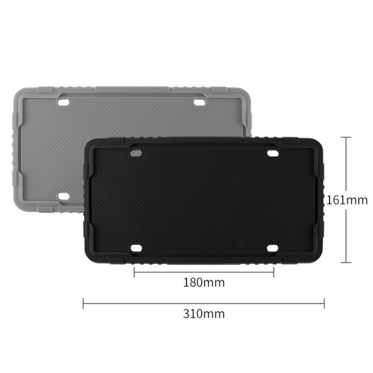 For North American Models Silicone License Plate Frame