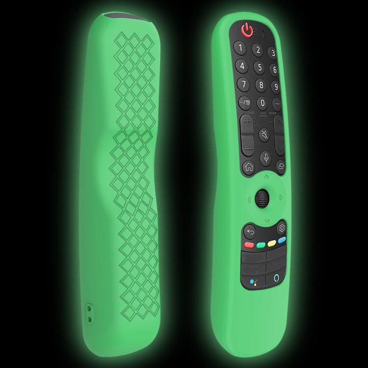 For LG AN-MR21GC / AN-MR21N / AN-MR21GA TV Remote Control Silicone Case — GS0020 Luminous Blue