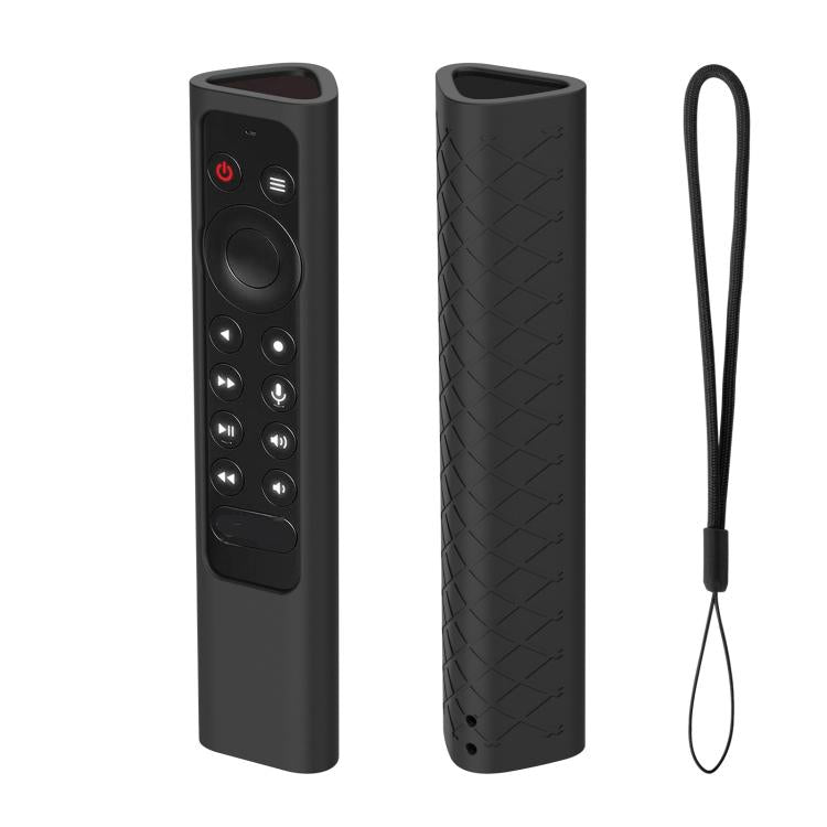 For NVIDIA Shield TV Pro 4K HDR Remote Control Silicone Case With Lanyard