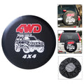 PVC Faux Leather Spare Wheel Cover Rear Tire Protector
