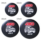 PVC Faux Leather Spare Wheel Cover Rear Tire Protector