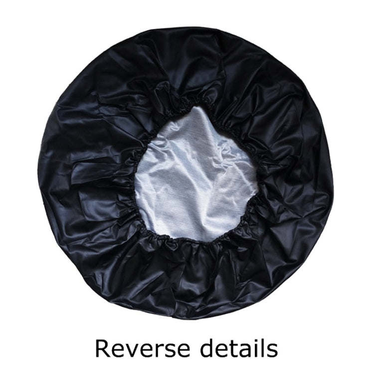 PVC Faux Leather Spare Wheel Cover Rear Tire Protector