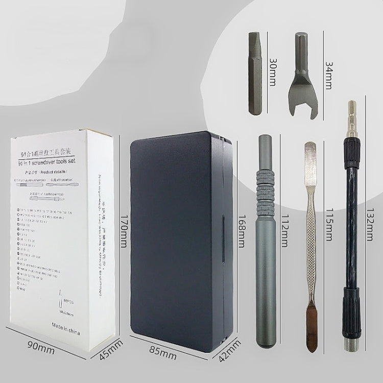 Screwdriver Set Mobile Phone Laptop Repair Combination Tool, 91 In 1