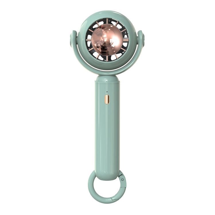 YL-005 Small Outdoor Handheld Fan with Carabiner Desktop Portable Mini Fan — YL-005 (White)