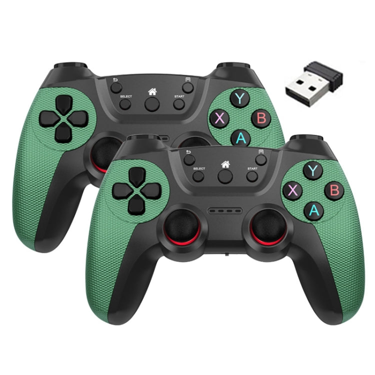 KM-029 2.4G One for Two Doubles Wireless Controller Support PC / Linux / Android / TVbox