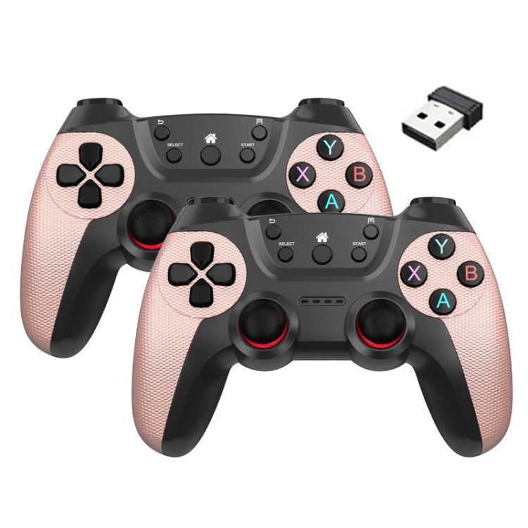 KM-029 2.4G One for Two Doubles Wireless Controller Support PC / Linux / Android / TVbox