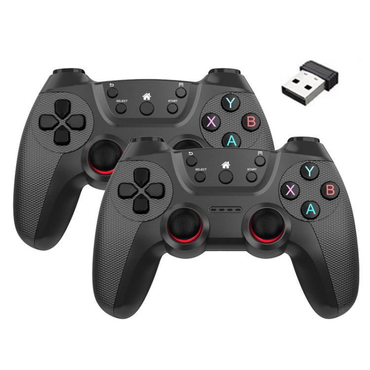 KM-029 2.4G One for Two Doubles Wireless Controller Support PC / Linux / Android / TVbox