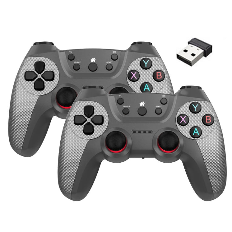 KM-029 2.4G One for Two Doubles Wireless Controller Support PC / Linux / Android / TVbox