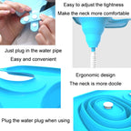 No-Bending Folding Portable Home Care Shampoo Basin