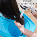No-Bending Folding Portable Home Care Shampoo Basin