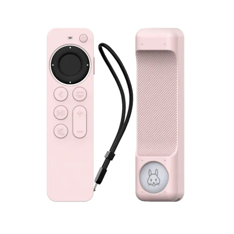 For Apple TV Siri Remote 2/3 AhaStyle PT165 Remote Controller Silicone Protective Case — PT165 (Pink)